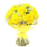 Sweet Yellow Flowers Bouquet