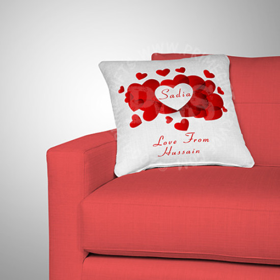 Red Heart Valentine Cushion Red Heart Valentine Cushion