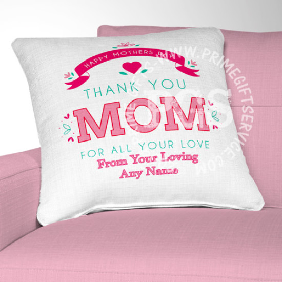 Thank You Mom Personalised Cushion