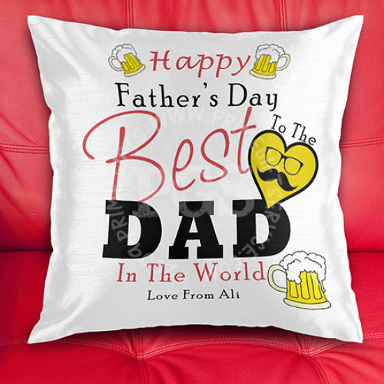 Happy Father's Day Personlised Cushion
