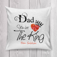 King Dad Personlised Cushion