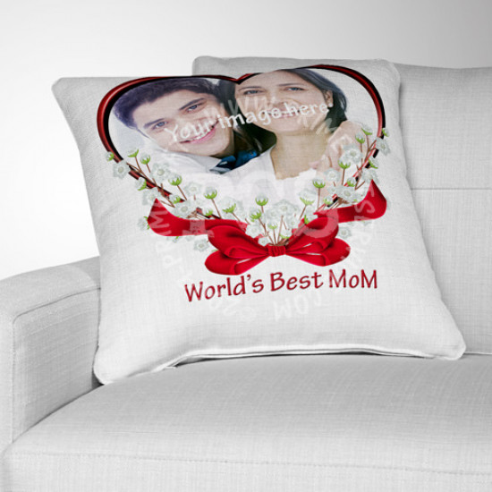 Worlds Best Mom Cushion