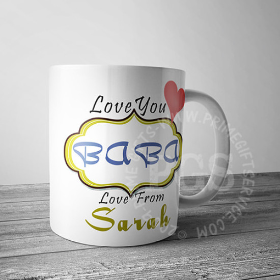 Love You Baba Mug