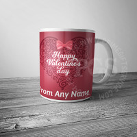 Heart Art Valentines Day Mug