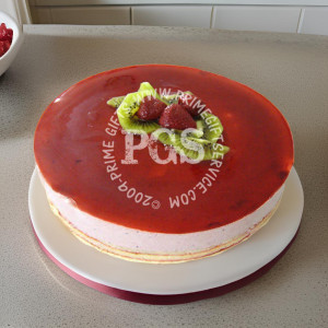 2Lbs Armeen Bakers Special Strawberry Mousse Cake  2Lbs Armeen Bakers Special Strawberry Mousse Cake