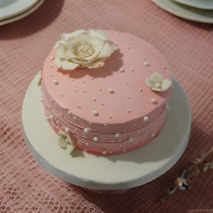 3Lbs Blossom Pink Delight Cake 3Lbs Blossom Pink Delight Cake