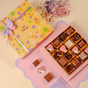 Blooming Love 16pc Chocolate Box Blooming Love 16pc Chocolate Box