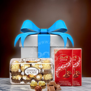 Lindt Lindor with Ferrero Rocher Lindt Lindor with Ferrero Rocher