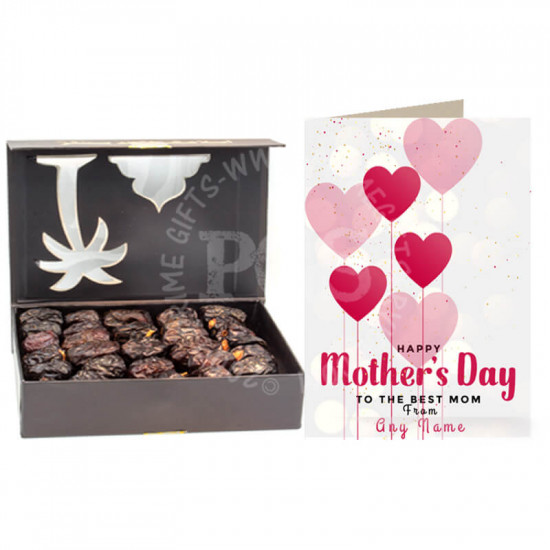 Mothers Day Card with Ajwa Dates Mothers Day Card with Ajwa Dates