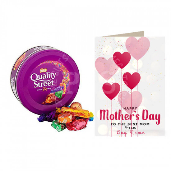Mothers Day Deal of Card with Quality Street Chocolates