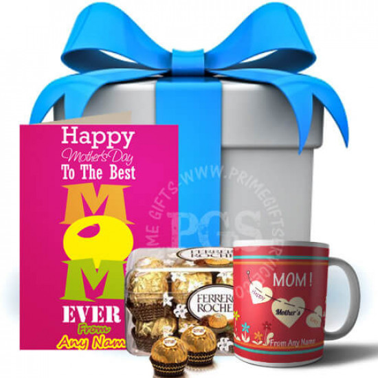 Personalised Card and Mug with Chocolates