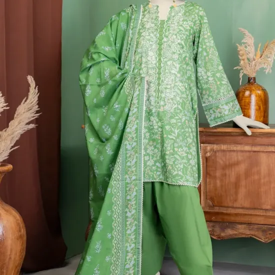 GREEN LAWN EMBROIDERED UNSTITCHED 3PC GREEN LAWN EMBROIDERED UNSTITCHED 3PC