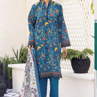 Printed Unstitched Law Suit by Khaadi