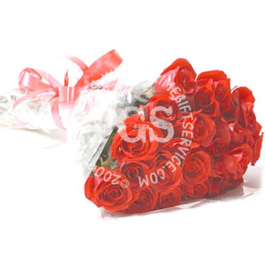 24 Red Roses Bouquet 24 Red Roses Bouquet