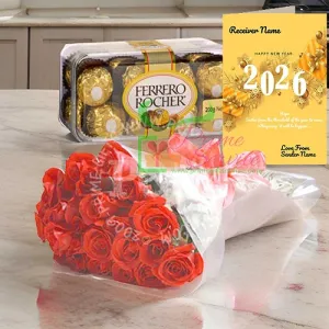 Ferrero & Roses New Year Gift