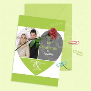 Heart Picture Card for Eid Heart Picture Card for Eid