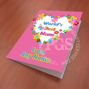 Worlds Best Mum Card Worlds Best Mum Card