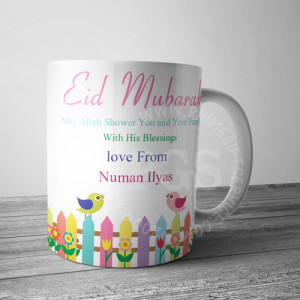 Love Birds Eid Personalised Mug Love Birds Eid Personalised Mug