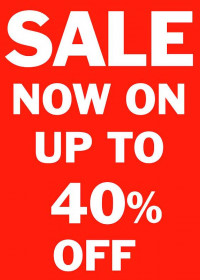 Sell upto 40% OFF