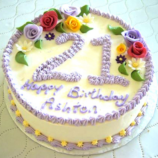 3Lbs Pineapple Rose Birthday Cake Armeen