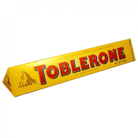 Twelve Toblerone Milk Chocolates 100g