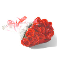 Two Dozen Red Roses Bouquet