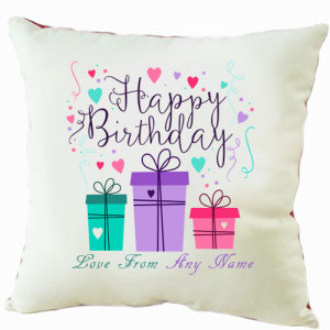 Happy Birthday Gift Cushion Happy Birthday Gift Cushion